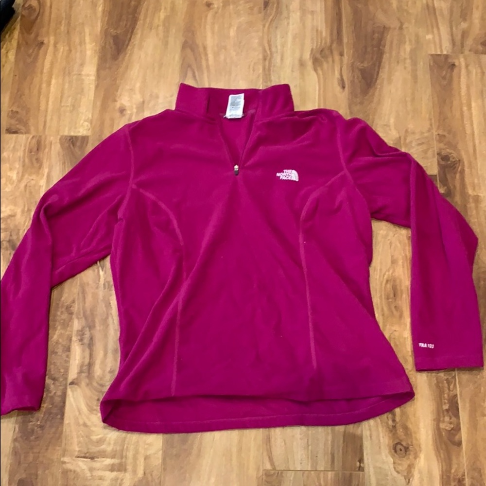 The North Face Fleece Half Zip Berry